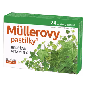 Dr. Müller Müllerovy pastilky s břečťanem 24 ks