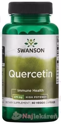 Swanson Quercetin High Potency 475 mg 60 kapsúl