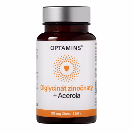 OPTAMINS Diglycinát zinočnatý + Acerola 60 kapsúl