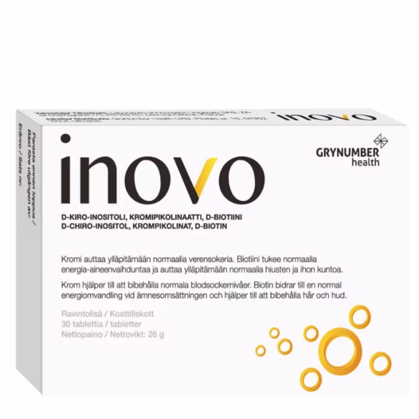 GRYNUMBER HEALTH inOVO, tbl 1x30 ks, pre normálnu hladinu cukru v krvi