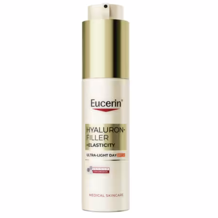 EUCERIN Hyaluron fil.+elasticity denný krém ultra ľahký SPF50 50 ml