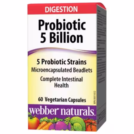 Webber Naturals Probiotic 5 miliárd 60 kapsúl