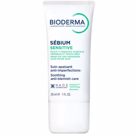 BIODERMA Sébium sensitive upokojujúci krém na aknóznu pleť 30 ml