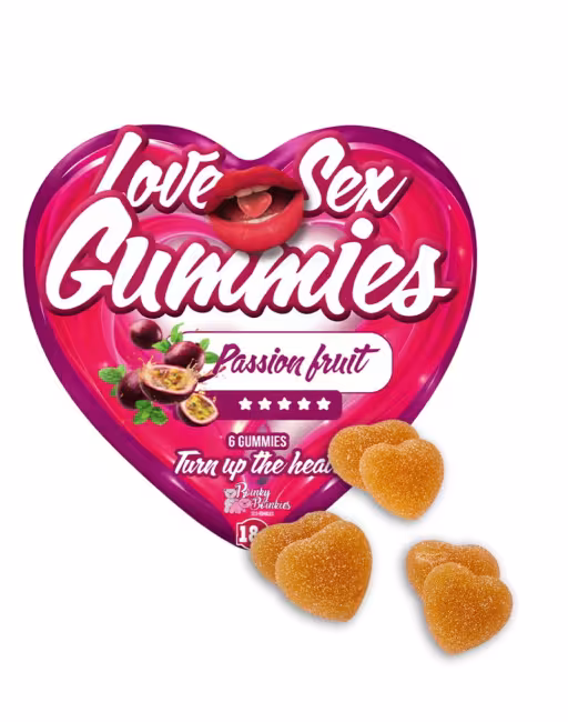 Love Sex Gummies - Passion Fruit 6 ks (doplněk stravy)