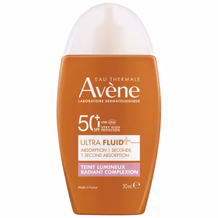 AVENE Ultra fluid radiance SPF50+ vysoká slnečná ochrana tvár a krk 50 ml