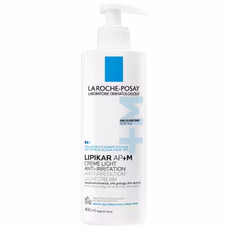 LA ROCHE-POSAY Lipikar AP+ M krém s ľahkou textúrou na suchú pokožku 400 ml