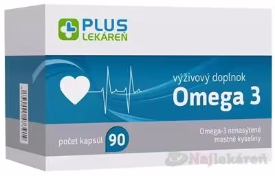 Plus lekareň Omega 3 90 kapsúl