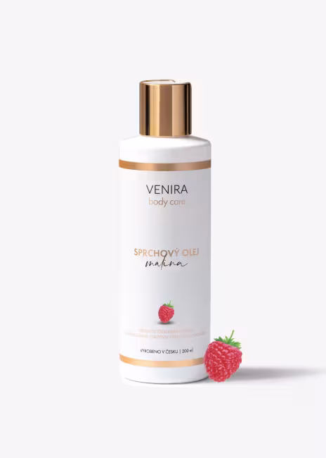 VENIRA sprchový olej, malina, 200 ml malina, 200 ml