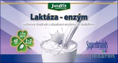 Jutavit enzým laktáza 6500 FCCU FORTE 60 kapsúl