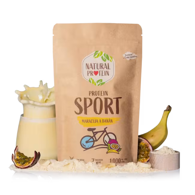 
NaturalProtein Proteín Šport Maracuja a banán

