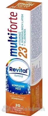 Revital Multi forte pomeranč eff. 20 tabliet