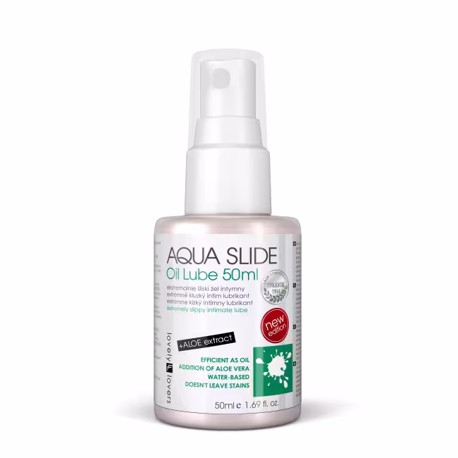 Lubrikačný gél Lovely Lovers - Aqua Slide Oil - 50 ml