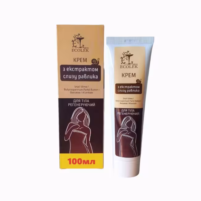 Telový regeneračný krém s extraktom zo slimačieho slizu - 100 ml - Ecolek