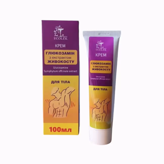 Telový krém s glukozamínom a s extraktom z kostihoja - 100 ml - Ecolek