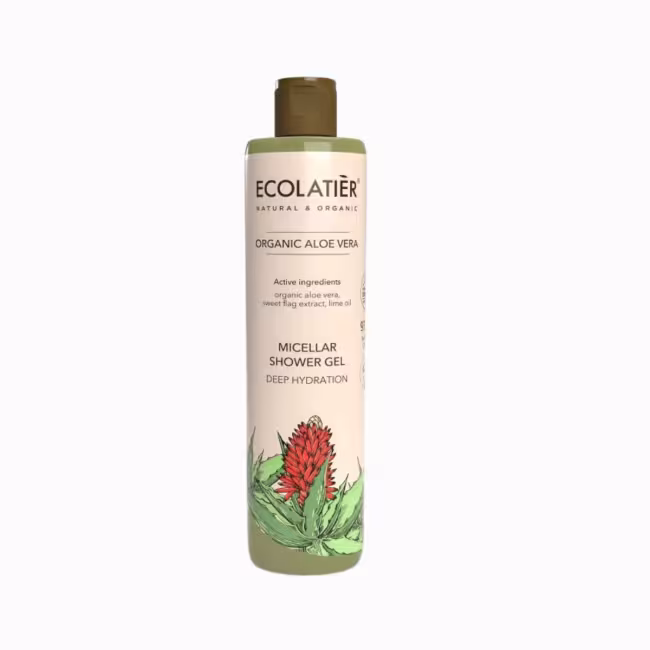 Micelárny sprchový gél  hydratačný Oganic Aloe Vera - 350 ml -  Ecolatier