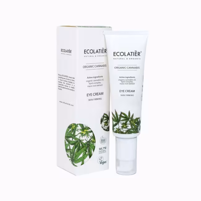 Očný krém spevňujúci Organic Cannabis - 30 ml - Ecolatier