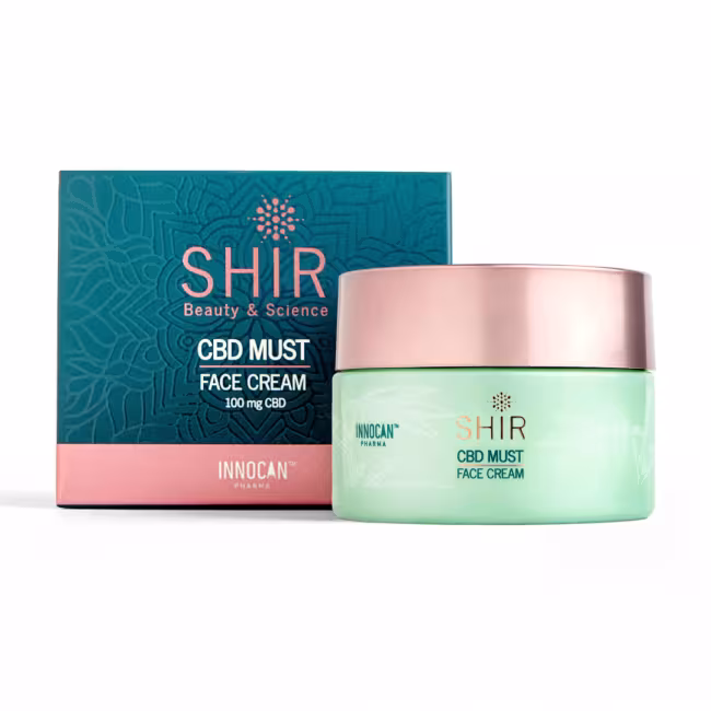 CBD hydratačný pleťový krém proti vráskam 50 ml - SHIR Beauty & Science