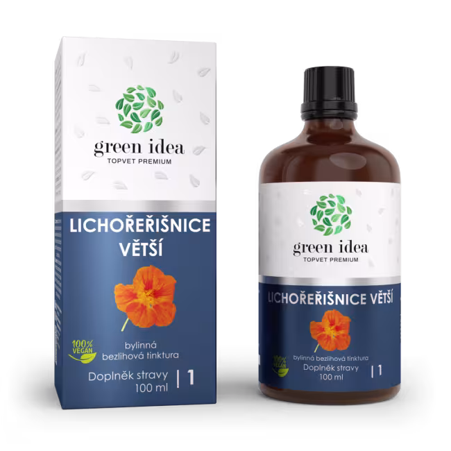 Kapucínka - bezliehová tinktúra 100 ml - Green idea