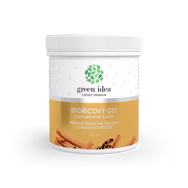 Škoricový masážny gél 250 ml - Green idea