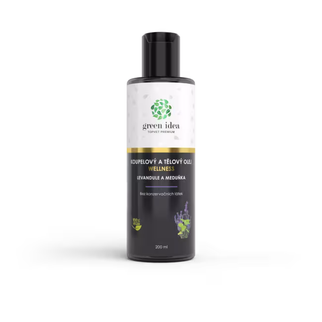 Levanduľa a medovka - kúpeľový a telový olej 200 ml - Green idea