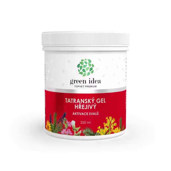 Tatranský bylinný gél - hrejivý 250 ml - Green idea