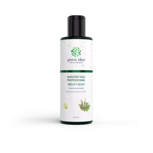 Hrejivý relax – masážny olej 200 ml – Green idea