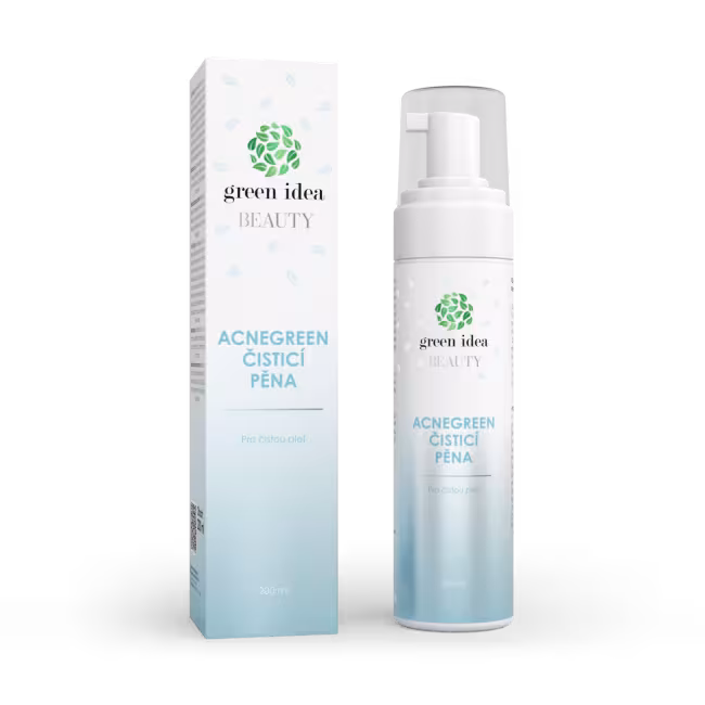 Acnegreen – čistiaca pena 200 ml – Green idea