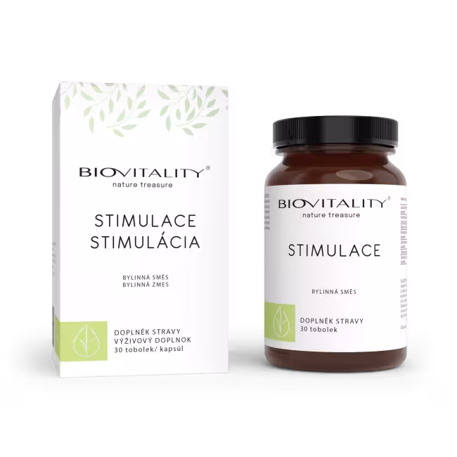 Stimulácia – bylinný komplex – kapsuly 30 ks – Green idea