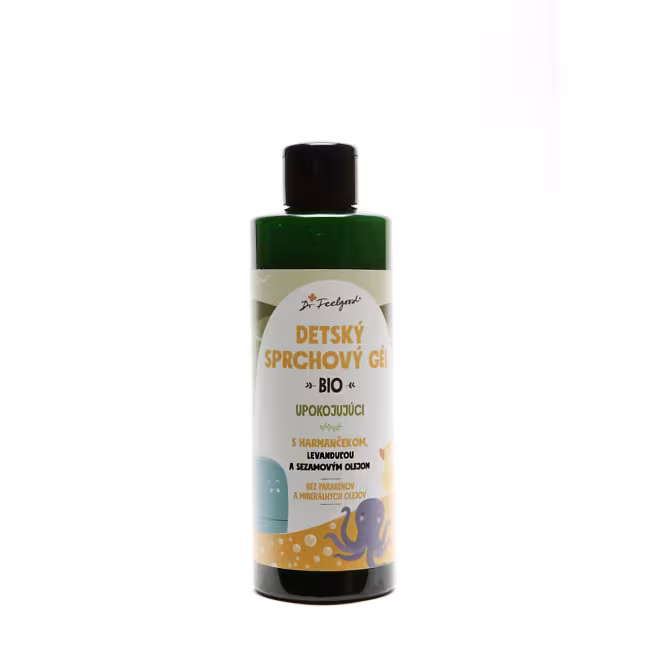 BIO Detský Sprchový gél HARMANČEK - 200 ml - Dr. Feelgood
