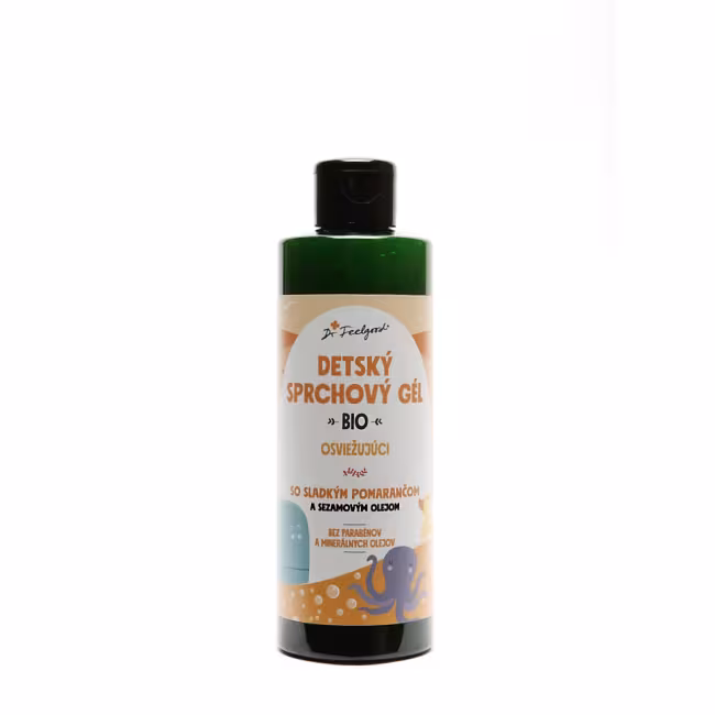 BIO Detský Sprchový gél POMARANČ - 200 ml - Dr. Feelgood