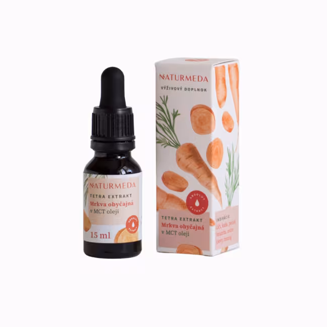 Mrkva – Tetra bylinný extrakt - 15 ml - Naturmeda