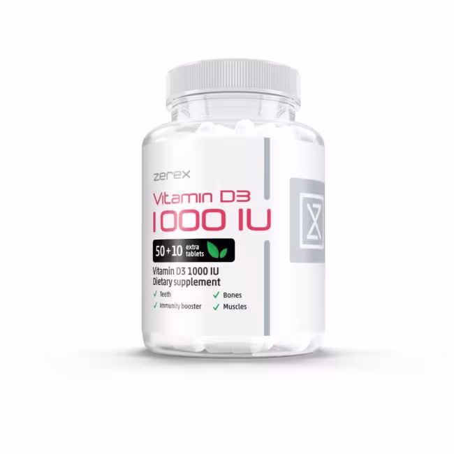 Zerex Vitamín D lipozomál 1000 IU 60 tabliet