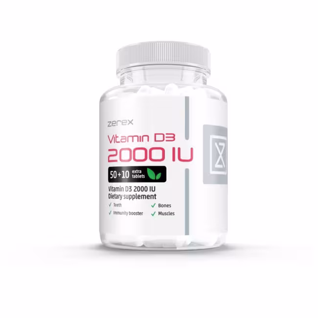 Vitamín D3 2000IU 60 tabliet