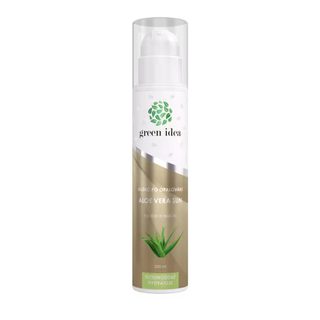 Aloe vera sun – mlieko po opaľovaní 200 ml – Green idea