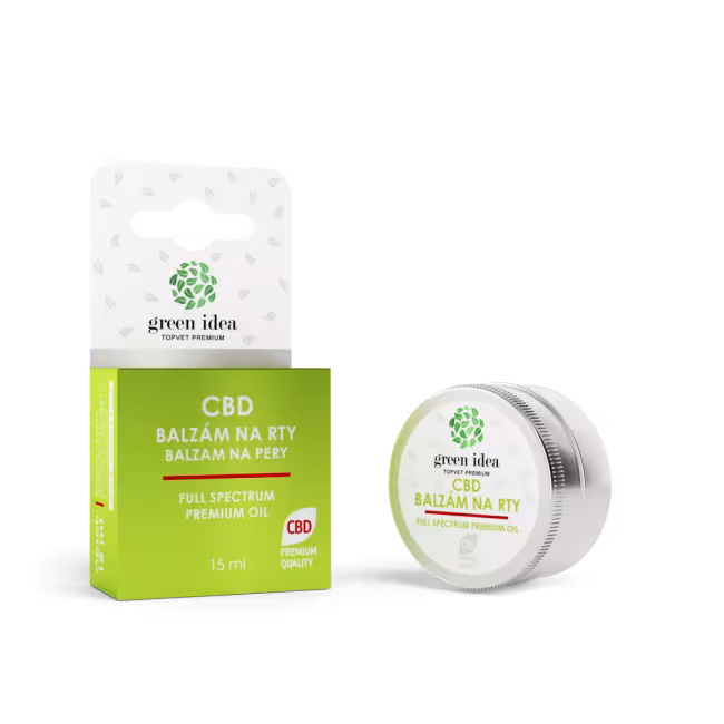 CBD balzam na pery 15 ml - Green idea