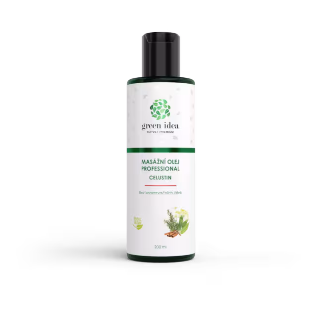 Celustin masážny olej 200 ml - Green idea