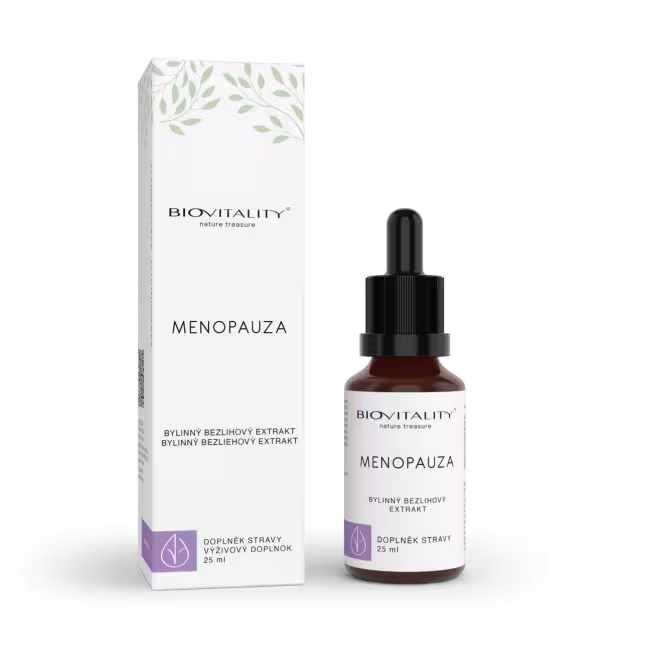 Menopauza – bezalkoholová tinktúra – kvapky 25 ml – Green idea