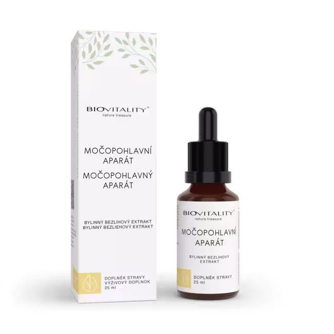 Močopohlavný aparát – bezalkoholová tinktúra – kvapky 25 ml – Green idea