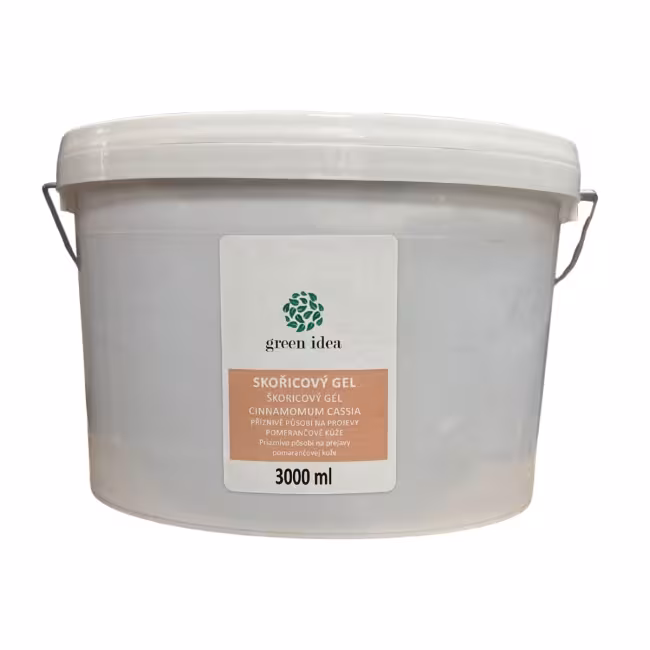 Škoricový masážny gél kabinet 3000 ml - Green idea