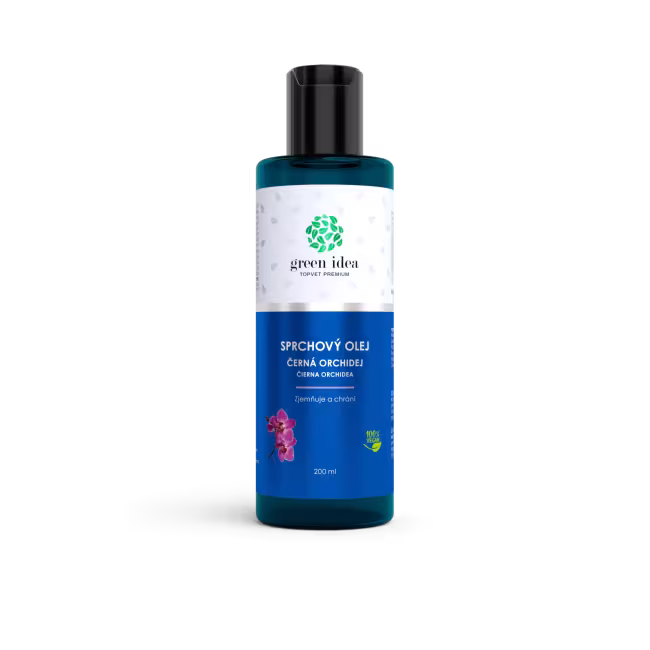 Sprchový olej Čierna orchidea 200 ml - Green idea