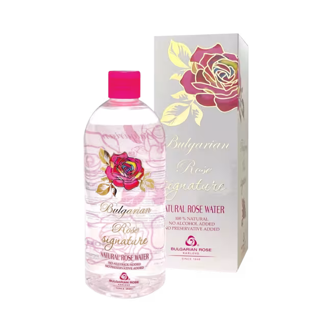BULGARIAN ROSE SIGNATURE prírodná ružová voda 500 ml - Bulgarian Rose Karlovo