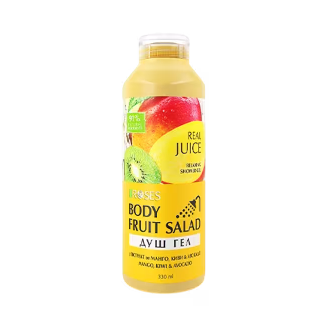 FRUIT SALAD – Prírodný sprchový gél Mango, Kiwi & Avokádo 330 ml - NATURE OF AGIVA