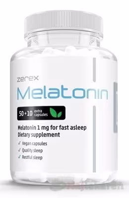 Zerex Melatonín 1 mg 60 kapsúl