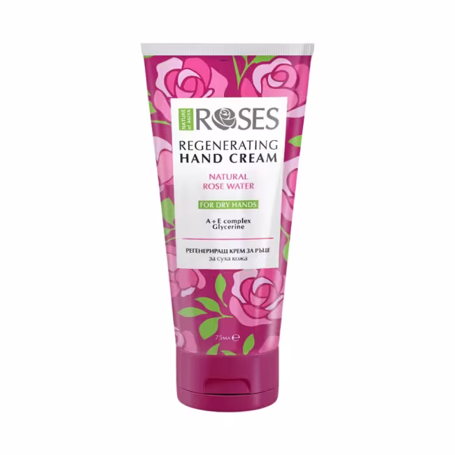 ROSES REGENERAČNÝ KRÉM NA RUKY pre suchú pokožku 75 ml - NATURE OF AGIVA