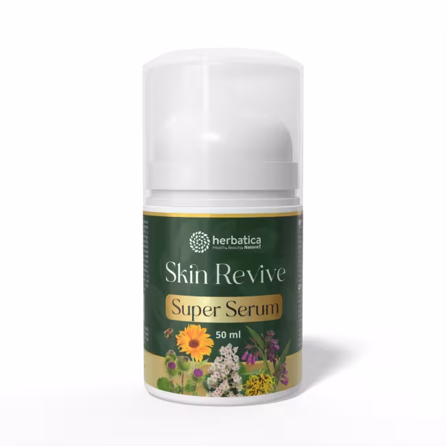 Skin Revive SuperSerum – anti‑age pleťové sérum s vitamínom C a kyselinou hyalurónovou - 50 ml - Herbatica