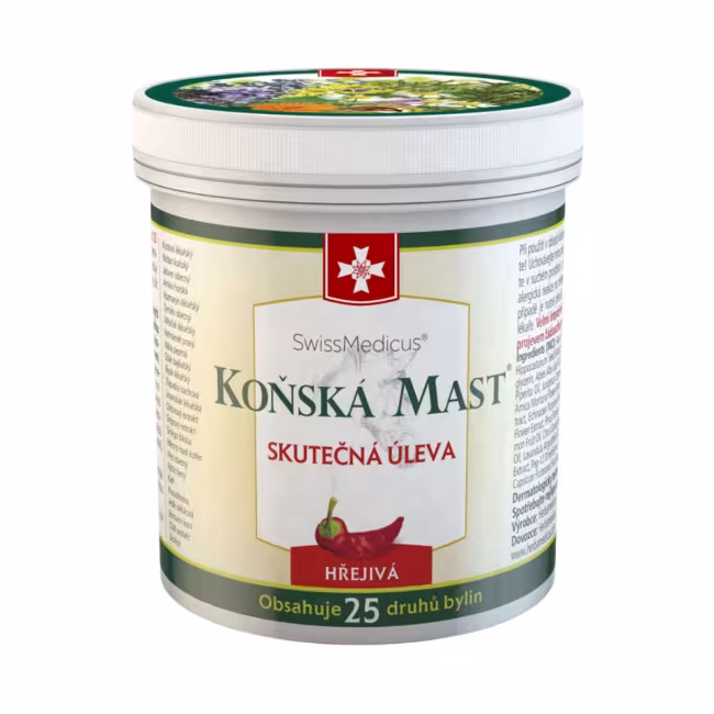 Konská masť hrejivá 250 ml – SwissMedicus