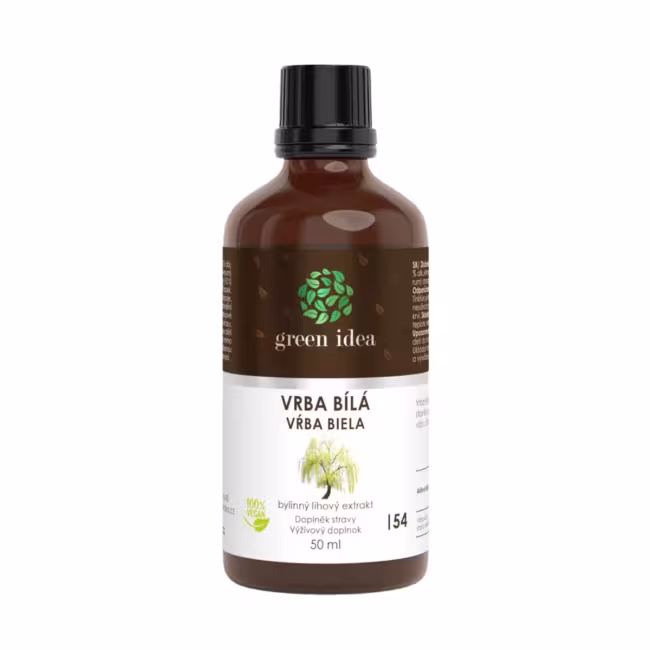 Vŕba biela tinktúra – kvapky 50 ml – Green idea