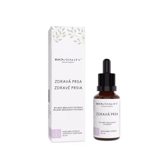 Zdravé prsia bezalkoholová tinktúra – kvapky 25 ml – Green idea