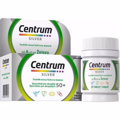 Centrum Silver multivitamín pre starších dospelých nad 50 rokov 30 tabliet