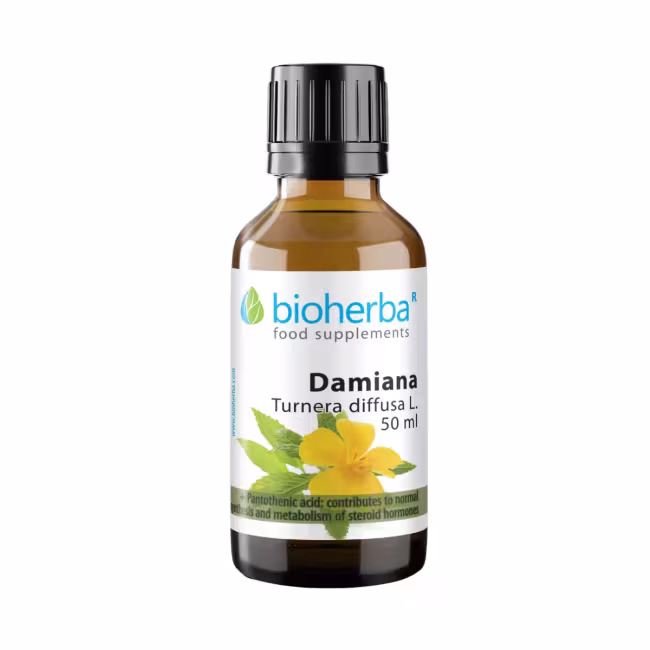 Damiána kvapky – tinktúra – 50 ml – Bioherba